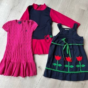 Florence Eiseman / Ralph Lauren Dress Bundle 4T
